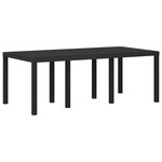 vidaXL Ensemble de salle à manger pour jardin avec coussin 7 Pièces PP