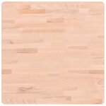 vidaXL Dessus de table 60x60x1 5 cm carré bois massif de hêtre