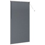 vidaXL Store de Fenêtre Gris foncé 80 x 130 cm Aluminium