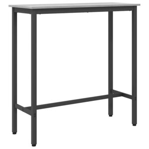 vidaXL table Gris Sonoma 100 x 40 x 100 5 cm