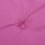 vidaXL Coussins de chaise à dossier haut lot de 6 rose tissu