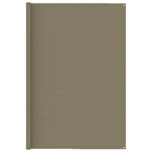 vidaXL Tapis de tente 250x600 cm Taupe