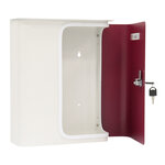 Rottner splashy boîte aux lettres blanche rouge baie