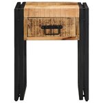 Table d'appoint vidaXL 40x40x50 cm en bois de manguier massif