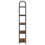 vidaXL Étagère Chêne fumé 80 x 30 x 183 cm Bois d'ingénierie