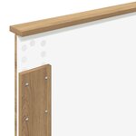 vidaXL Tête de lit Chêne artisanal 80 cm Bois d'ingénierie