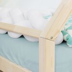 Lit tipi enfant TAHUKA 90 x 180 rouge brique