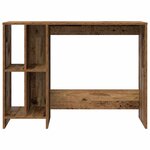 vidaXL Bureau vieux bois 102 5x35x75 cm bois d'ingénierie