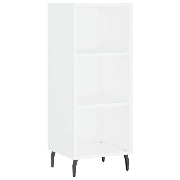 vidaXL Buffet blanc 34 5x32 5x90 cm bois d'ingénierie