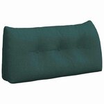 vidaXL Coussin de Dos Vert foncé 100 x 24 x 50 cm tissu