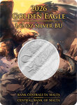 Monnaie GOLDEN EAGLE 1/2 Oz Argent Malta 2026 (PRÉCOMMANDE)