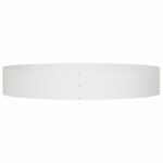 vidaXL Cache-pot de jardin Blanc 120 x 120 x 20 cm Acier