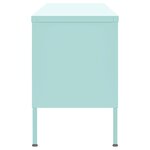 vidaXL Meuble TV Vert menthe 105x35x50 cm Acier