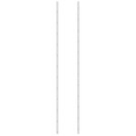 vidaXL Casier à vin mural pour 36 bouteilles Blanc Fer