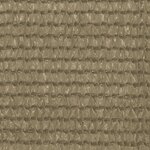 vidaXL Tapis de tente Taupe 400x800 cm PEHD
