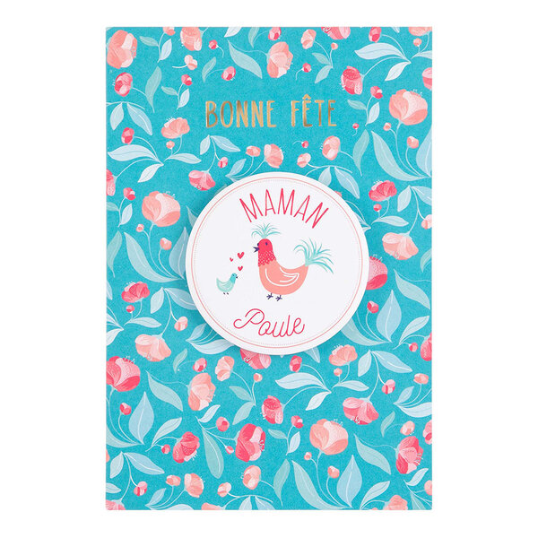 Carte Fête Des Mères - Magnet Maman Poule - Draeger paris