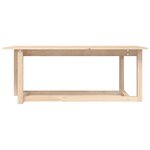 vidaXL Table basse 110x55x45 cm Bois massif de pin