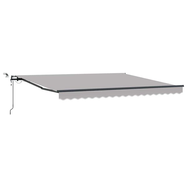 vidaXL Tissu de auvent Gris clair 400 × 350 cm Polyester