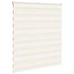 vidaXL Store zèbre beige marbré largeur du tissu 115 9 cm polyester