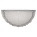 vidaXL Jardinière Argent 90 x 45 x 50 cm Acier inoxydable