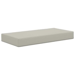 vidaXL Coussin de Siège d'Extérieur Gris 80 x 40 x 8 cm