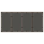 vidaXL Ensemble de salle à manger de jardin 9 pièces en poly rattan brun