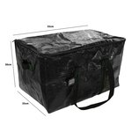 Pack and Move - Lot 4 Sacs Rangement Recylé - 55 x 35 x 30 cm - Poignées solides - Déménagement et Transport - Ultra Résistant - Réutilisable - 55L