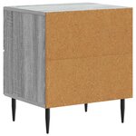 vidaXL Cabinet de chevet 2 Pièces Sonoma gris 43 x 34 5 x 47 5 cm