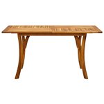 vidaXL Ensemble de salle à manger de jardin 5 Pièces Beige