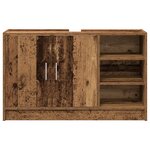 vidaXL Cabinet Évier Bois Vieilli 90x29x55 cm Bois d'Ingénierie