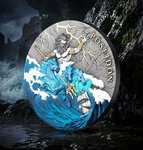 Monnaie POSEIDON 2 Oz Argent 5$ Niue 2026 (PRÉCOMMANDE)