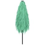 vidaXL Parasol de jardin avec mât en acier vert 223x223x213 cm