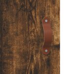 vidaXL Buffet chêne fumé 100x36x60 cm bois d'ingénierie