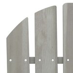 vidaXL Chaise de jardin Adirondack 2 places bois de sapin massif gris