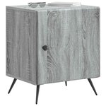 vidaXL Cabinet de chevet 2 pc Sonoma gris 43 x 34 5 x 50 cm