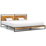 vidaXL Cadre de lit Métal 200x200 cm