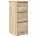 vidaXL Buffet chêne sonoma 29 5x34x76 cm bois d'ingénierie