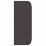 vidaXL Oreille de tête de lit Réglable Marron 16 x 40 x 4 5 cm tissu