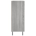 vidaXL Buffet sonoma gris 69 5x34x90 cm bois d'ingénierie