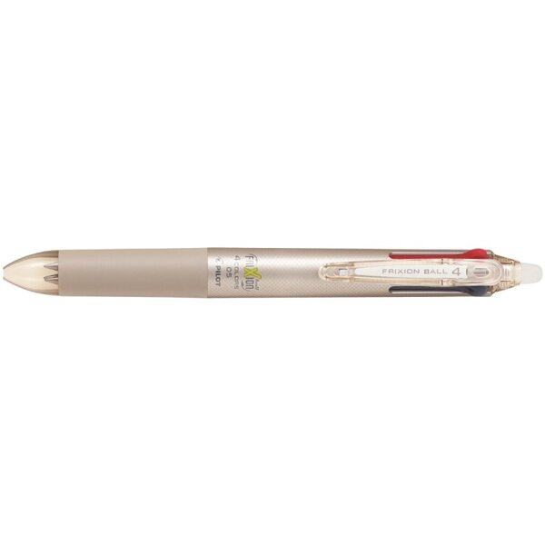 Stylo bille 4 couleurs Frixion Ball champagne