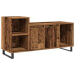 vidaXL Meuble TV vieux bois 100x35x55 cm bois d'ingénierie