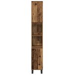 vidaXL Ensemble de meubles de salle de bain 3 pièces en bois ancien