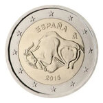 2 euros commémorative Espagne 2015 - Grotte Altamira.
