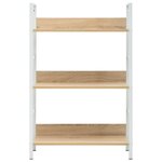 vidaXL Bibliothèque à 3 niveaux chêne 60x27 6x90 5cm bois d'ingénierie