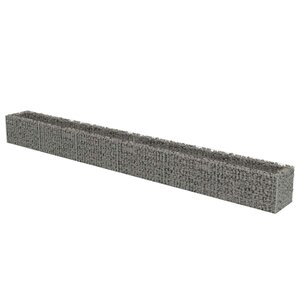 vidaXL Lit surélevé à gabion Acier galvanisé 540x50x50 cm