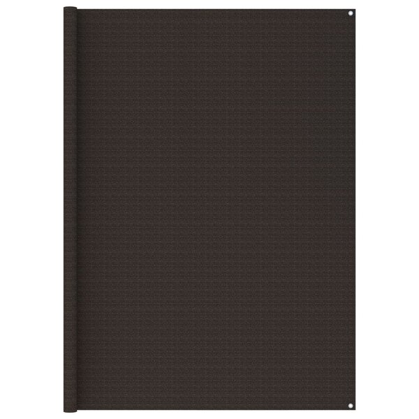 vidaXL Tapis de tente 250x600 cm Marron