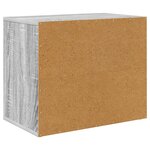 vidaXL Maison pour chat Gris Sonoma 51 x 30 x 42 cm Bois d'ingénierie