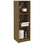 vidaXL Bibliothèque/Séparateur de pièce Marron miel Bois de pin massif