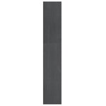 vidaXL Bibliothèque/Séparateur de pièce Gris 100x30x167 5cm Pin massif