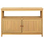 vidaXL Table console de jardin Acacia clair 110 x 35 x 75 cm